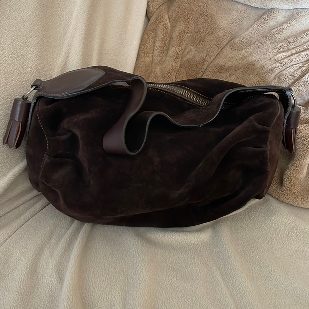 Moschino sued hobo bag